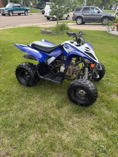 2019 Yamaha raptor 90, 4 stroke, electric start and back up kick start, with reverse $3000 Call 780-...