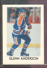 Glenn Anderson Edmonton Oilers 1980s Lot O Pee Chee