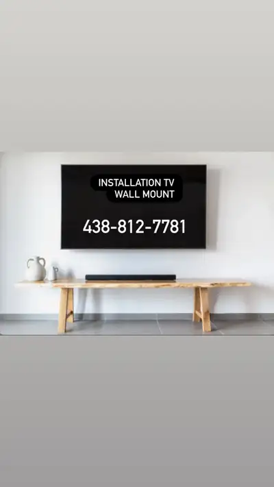 INSTALLATION TV MURAL & WALL MOUNT TV , View more