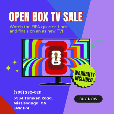 Watch the FIFA Finals on an As-New TV – OPEN BOX TVs From $120, View more