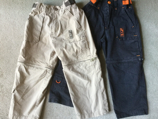 BOYS CLOTHING - PANTS CONVERTIBLE TO SHORTS - SIZE 4 in Clothing - 4T in Hamilton