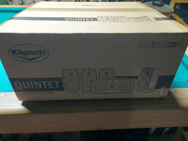 Klipsch 5 channel theater system628632584696341212