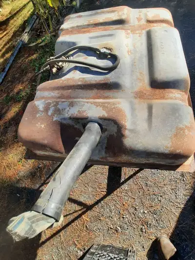 Surface rust, but still solid. Good if you need one for your project. 807 627-9727.