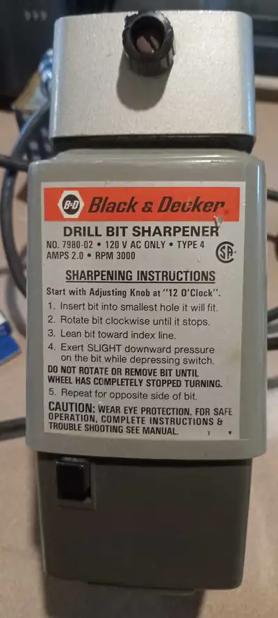 Black and Decker Sharpener, View more