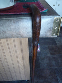 Vintage Hand Carved Walking Stick