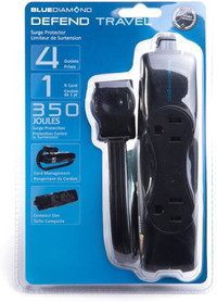 Blue Diamond Travel; Compact Surge Protector-Compact Size