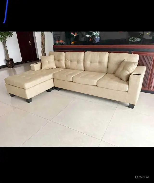 Modern Affordable New Sectional Sofa - Free Delivery.COD  in Couches & Futons in Kingston - Image 2