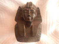 ANTIQUE EGYPTIAN STATUE PHARAOH TUTANKHAMON FIGURINE