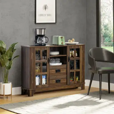 Sideboard Storage Cabinet. Walnut Color , View more