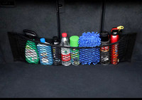 Car velcro stretchable net car trunk storage organizer