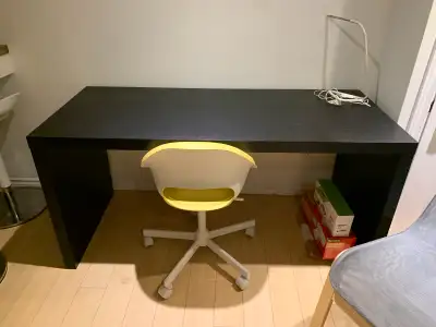 Desk and chair , View more