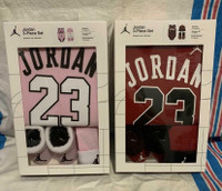 Nike/ Jordan baby cloths sets…basic pink/ yellow sets