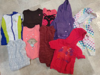 Size 2 - 5 sweaters, 1 track suit and 3 hooded sweaters