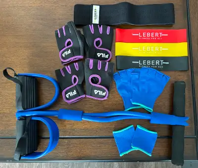 Assorted Exercise/Workout Bands & Gloves, View more