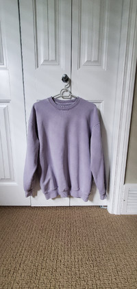 Aritzia Wilfred free fleece oversized crew sweatshirt / sweater