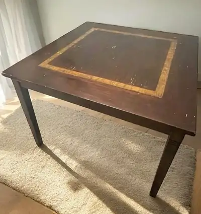 Solid wood dining table, View more