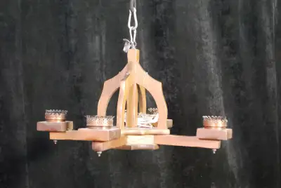 Lustre en bois, View more