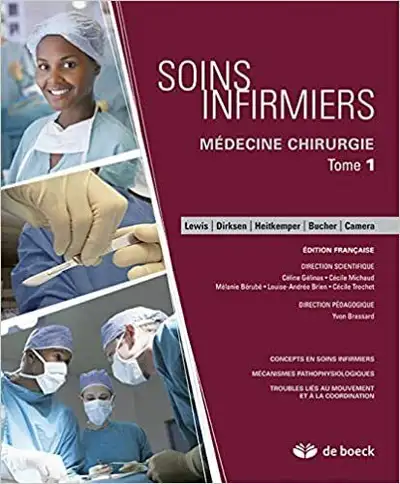 Livres quasiment intacts en 3 tomes, plus le guide "Soins infirmiers médecine - chirurgie. Edition C...