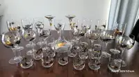 Set of Beautiful Glasses