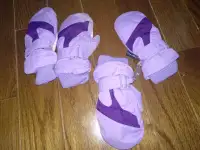 Toddler girls purple winter mittens size 2-4 years