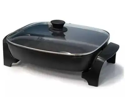 NEW OPEN BOX Elite Gourmet EG-6203 XL Electric Skillet Pot, View more