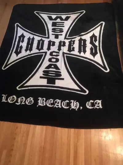 West Coast Choppers Mink Blanket Super Queen $80
