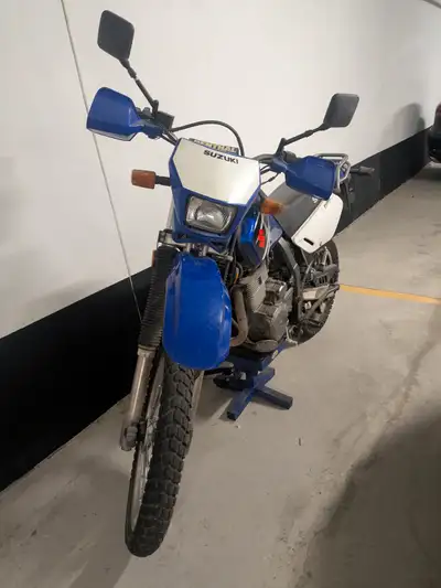 Well maintained DR650 dual sport motorcycle with upgrades