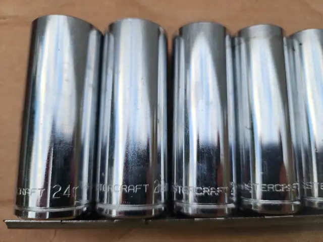 Mastercraft 8 Pc 6 Point 1/2" Drive Deep Socket Set in Hand Tools in Windsor Region - Image 4