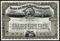 1944 Boston and Albany Rail Road Company Stock Certificate