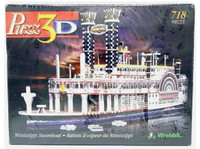 Puzzle 3D Mississippi steam boat 1995
