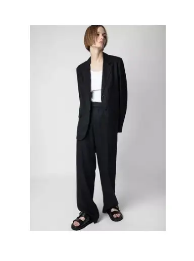 Women's Designer ZADIG & VOLTAIRE Dress Pants Black New, View more