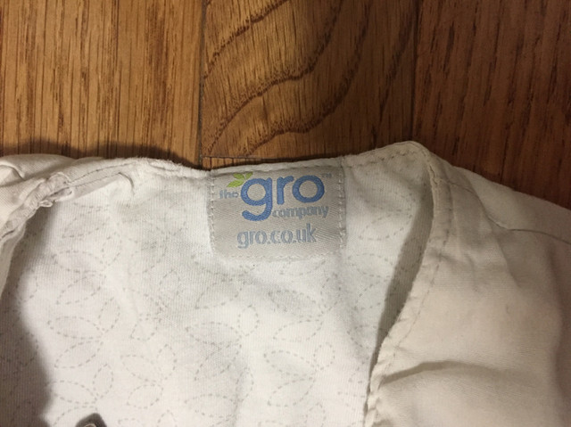 1.0 TOG Grobag, 6-18mo - no pull tab on zipper! in Clothing - 9-12 Months in City of Toronto - Image 2