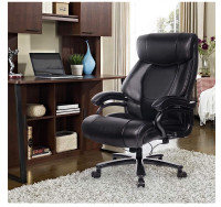 Leather Office Chair - Executive swivel, heavy duty ergonomic