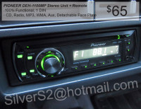 PIONEER DEH-1100MP CD Radio MP3 WMA Player Aux Input Detachable