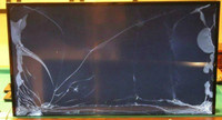 Broken Cracked HDTV LCD Plasma LED OLED Television