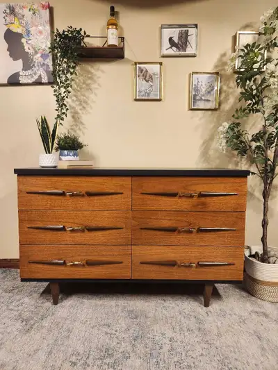 Authentic MCM black and walnut dresser - "Mr.right", View more
