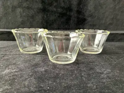 Set of 3 Vintage Fire King 5 oz Custard Cups 422, View more