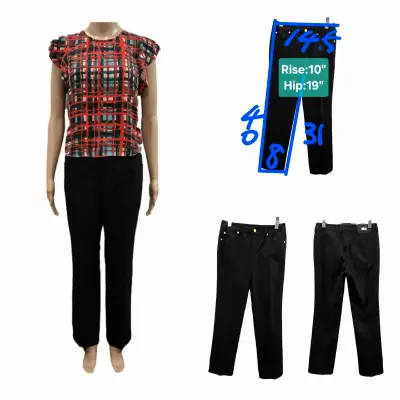 Escada Tessa High-Rise Straight-Leg Denim Size EU36/US 6/S, View more