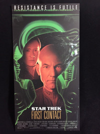 Star Trek First Contact 1997 plaque-mounted mini poster
