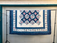 Lovely handmade garden twist quilt