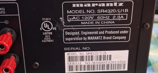 Marantz SR-4320  SR4320  Hi-Fi Stereo - 80 watts.1 AV Surround in Stereo Systems & Home Theatre in Longueuil / South Shore - Image 8