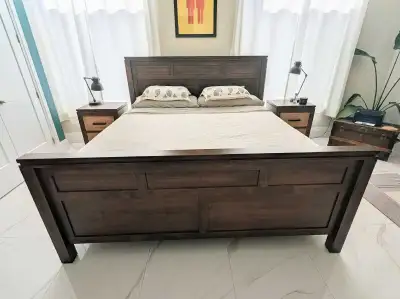 King Bed Frame and Dresser, View more