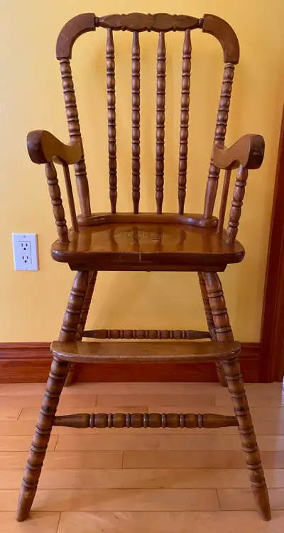 Vintage Jenny Lind style high chair, View more
