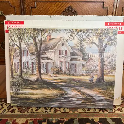 Shady Lane Canvas Giclee Print by Trisha Romance - NIB, View more