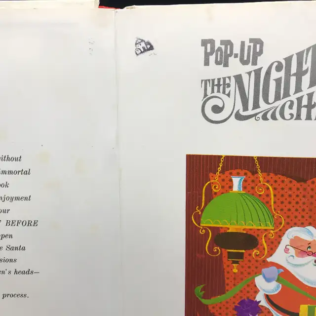 Vintage 1960s Pop Up Christmas Book The Night Before Christmas in Holiday, Event & Seasonal in Ottawa - Image 6