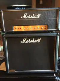 Marshall 2X12 1936 cabinet with Celestion Heritage speakers