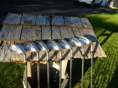 For Sale Taylormade Rac OS iron golf set 4-P steel regular shaft, View more