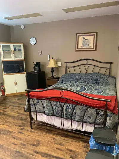 Furnished Bachelor apartment available immediately. $900.00 monthly includes water/power/wifi. Small...