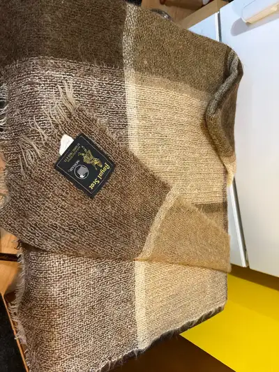 Vintage Royal Scot Mohair Throw Blanket, View more