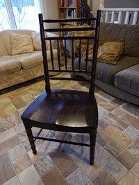 Solid Wood Wide Chair